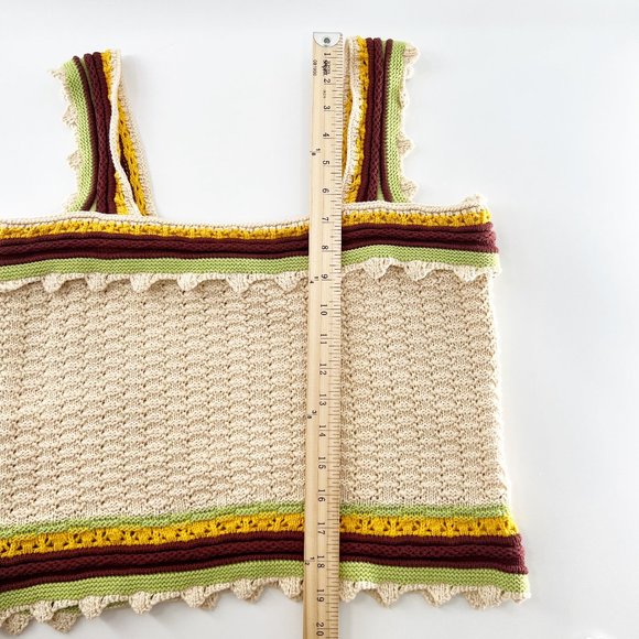 Marc New york Crochet Tank Top Size L NEW - Picture 8 of 8